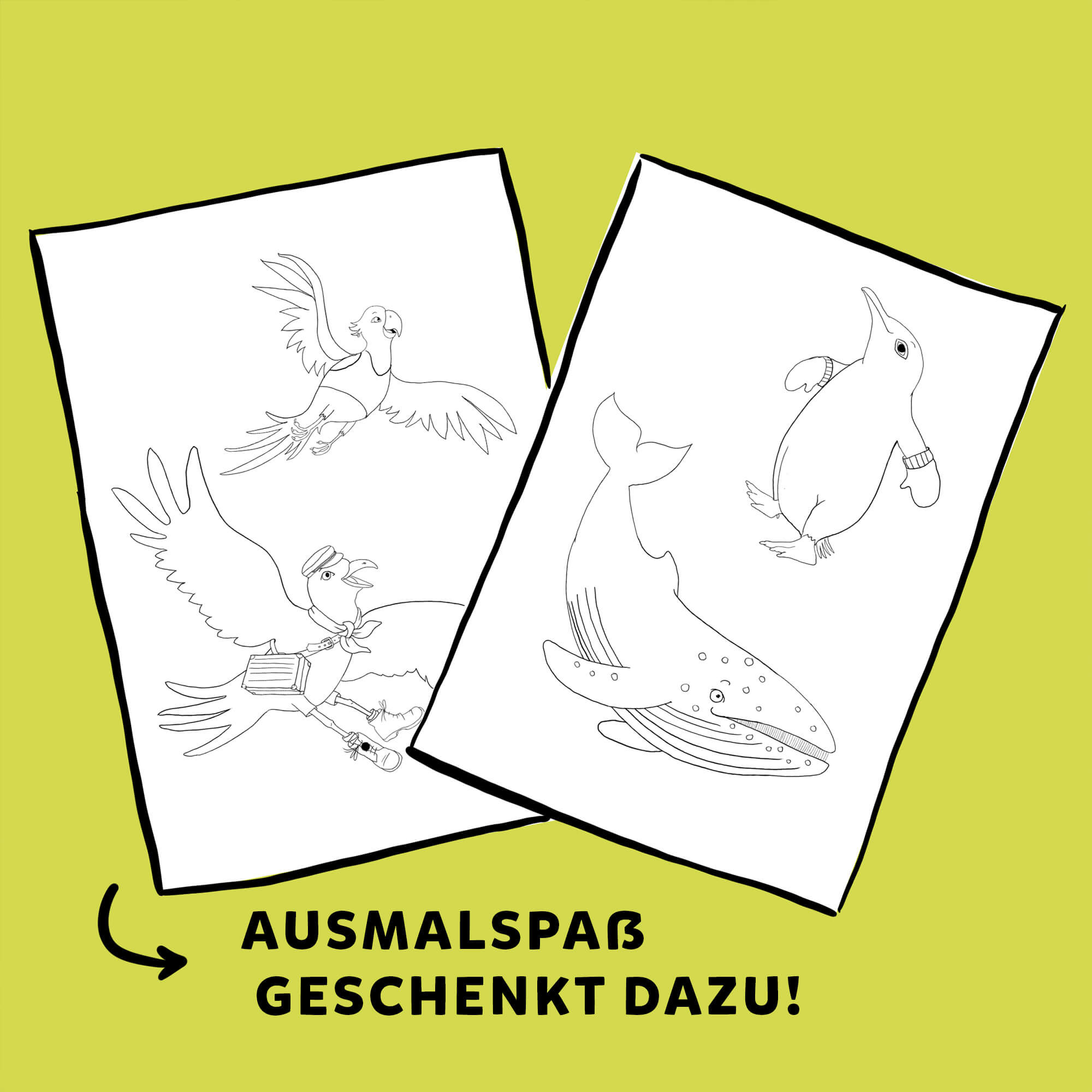 Zusatz für Dich: Ausmalspaß mit Piet