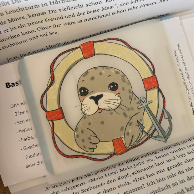 Bügelbild "Robbe"